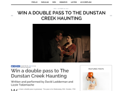 Win a Double Pass to The Dunstan Creek Haunting