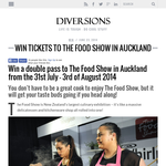 Win a double pass to The Food Show in Auckland 