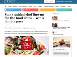 Win a double pass to The Food Show