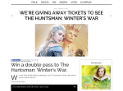 Win a double pass to The Huntsman: Winter's War.