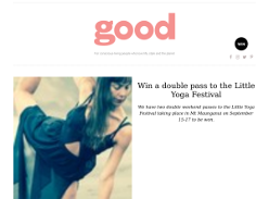 Win a double pass to the Little Yoga Festival