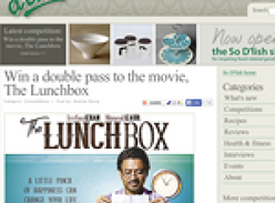 Win a double pass to the movie, The Lunchbox