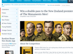 Win a double pass to the New Zealand premiere of The Monuments Men!