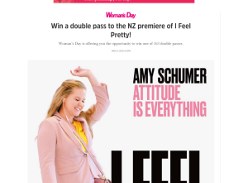 Win a double pass to the NZ premiere of I Feel Pretty