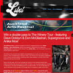 Win a double pass to The Winery Tour 