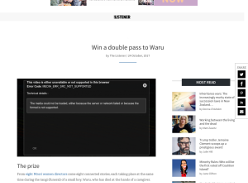 Win a double pass to Waru