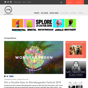 Win a Double Pass to Wondergarden Festival 2018