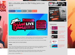 Win a double pass to ZM Friday Jams Live 2018