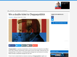 Win a double ticket to Chappaquiddick