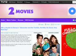 Win a double to Disney's Alexander and the Terrible, Horrible, No Good, Very Bad Day