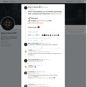 Win a DXRacer Gaming Chair