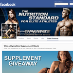 Win a Dymatize Supplement Stack