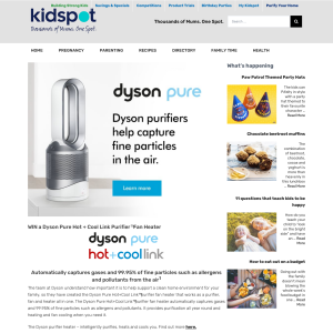 Win a Dyson Pure Hot + Cool Link Purifier™ Fan Heater
