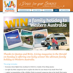 Win a Family Holiday to Western Australia