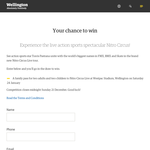 Win A family pass for two adults and two children to Nitro Circus Live at Westpac Stadium