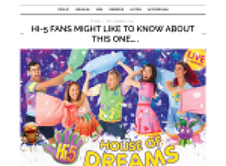 Win a family pass to a Hi-5 House of Dreams