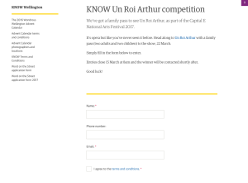 Win a Family Pass to See Un Roi Arthur
