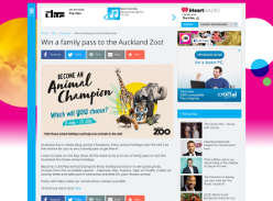 Win a family pass to the Auckland Zoo!