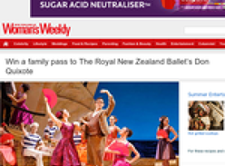 Win a family pass to The Royal New Zealand Ballet's Don Quixote