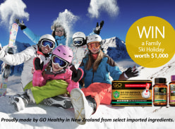Win a Family Ski Holiday with GO Healthy