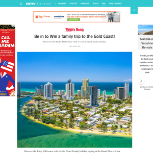 Win a family trip to the Gold Coast!