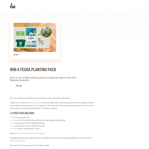 Win a Feijoa Planting Pack