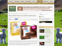 Win a Fibre One Low Calorie snack pack