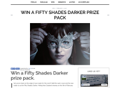 Win a Fifty Shades Darker prize pack