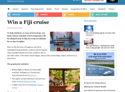 Win a Fiji cruise