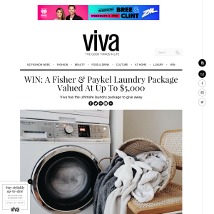 Win A Fisher & Paykel Laundry Package