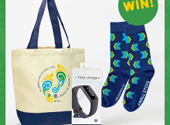 Win a Fitbit Charge 4, $260 ASICS Vouchers, tote bag and socks by Mr Vintage
