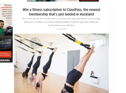 Win a fitness subscription to ClassPass