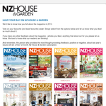 Win a free 12-month NZ House & Garden