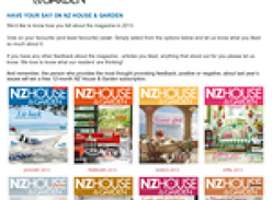 Win a free 12-month NZ House & Garden