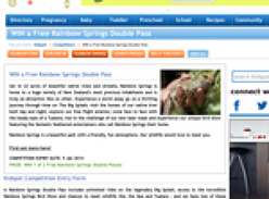 Win a Free Rainbow Springs Double Pass