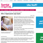 Win a Free Specsavers eye exam