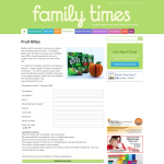 Win a Fruit Bites Pack