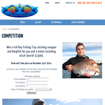 Win a Full Day Fishing Trip catching snapper and Kingfish for you and 3 mates including lunch - Fish n Dips