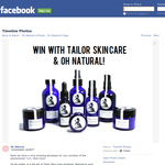 Win a full set of Tailor Skin Care products