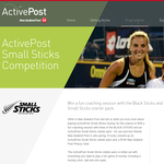 Win a fun coaching session with the Black Sticks and an ActivePost  - Active Post