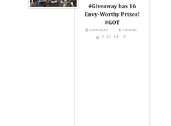 Win a Game of Thrones Prize Pack