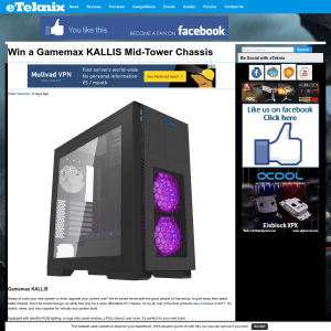 Win a Gamemax KALLIS Mid-Tower Chassis