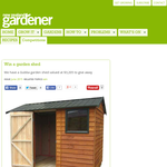 Win a garden shed