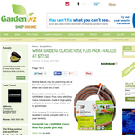 Win a Gardena Classic Hose Plus pack