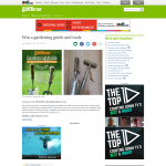 Win a gardening guide and tools