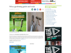 Win a gardening guide and tools