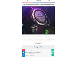 Win A Garmin Forerunner 645 Music Smartwatch