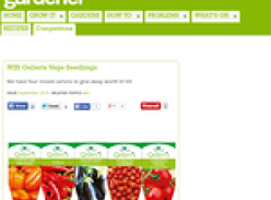 Win a Gellerts Vege Seedlings
