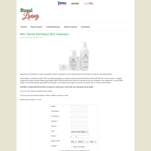 Win a Gentle Earthwise Skin Cleansers