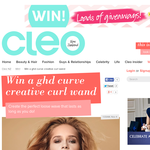 Win a ghd curve creative curl wand
